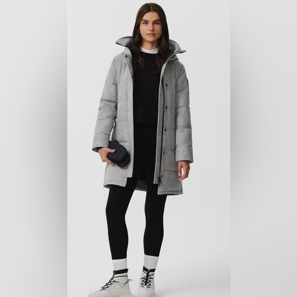 Canada Goose Black Label 2025 Shelburne Parka Down Feather Willow Grey NWT - Picture 5 of 12